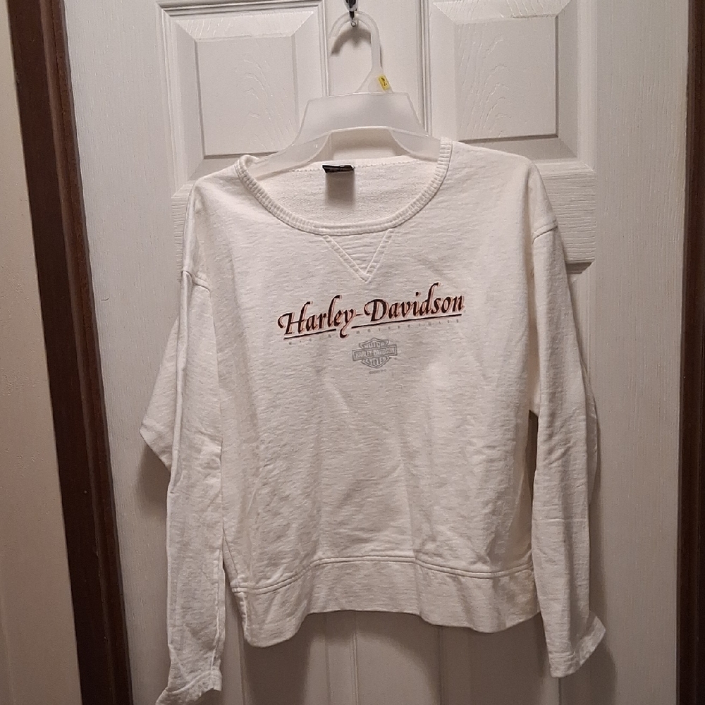 Harley-Davidson White Sweatshirt